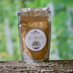 Zimtpulver, Gewürz, 1 Unze, metaphysische Kräuter, ganzheitliche Gesundheit, Wellness Kraut, natürliche Zutat, Küchenkraut, aromatisches Gewürz