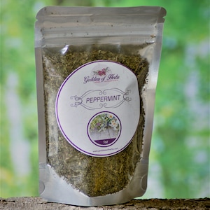 Peppermint, 1 Oz Dry Peppermint, Peppermint Leaf, peppermint tea,  magickal herbs, metaphysical herbs, holistic wellness, wellness herb
