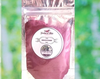 Hibiscus Powder, 1 Oz Hibiscus Powder, Hibiscus Natural Coloring, Powdered Hibiscus, Ground Hibiscus Flower, Goddess of Herbs