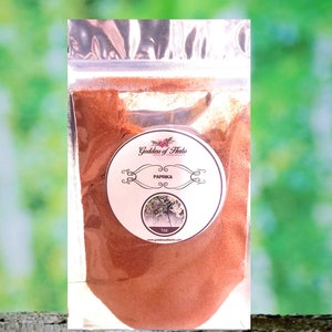Paprika Gewürze, Paprika Würze, Paprika zum Kochen, Paprika in Pulverform, Paprika Würze, natürliche Zutat