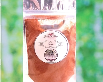 Pimentón, 1 oz de pimentón, pimentón en polvo, especias de pimentón, condimento de pimentón, pimentón para cocinar, pimentón culinario, ingrediente natural