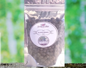 Allspice Berries, 1 Oz Dry Berries, magickal herbs, metaphysical herbs, holistic wellness, wellness herb, natural ingredient