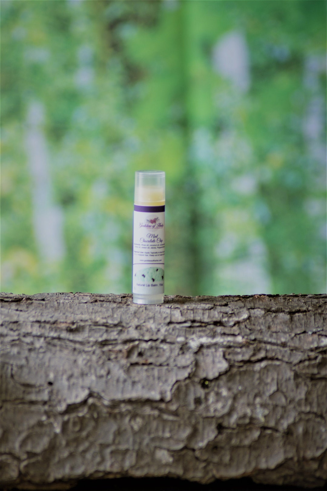 Mint Chocolate Chip Lip Balm, .15 Oz, Natural Lip Balm, Lip Moisturizer ...