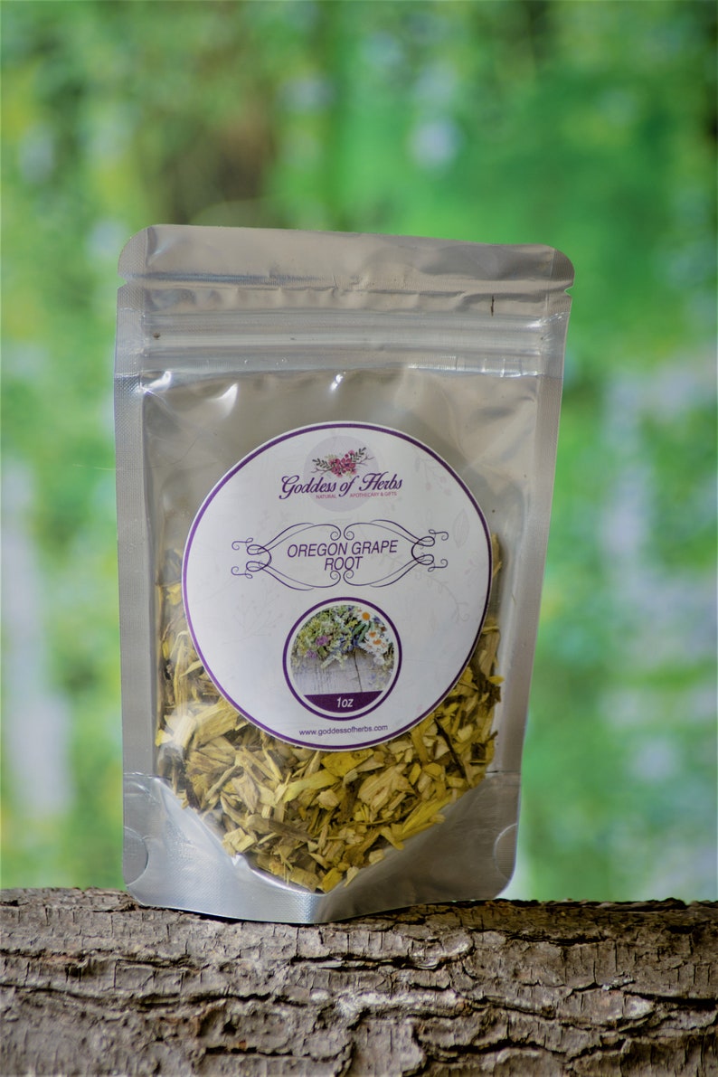 Oregon Grape Root Herb 1 Oz Natural Remedy Herbal Remedy Etsy
