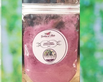 Purple Sweet Potato Powder, 1 Oz Dry Purple Sweet Potato Powder, Natural Purple Colorant, Ground Purple Sweet Potato, Sweet Potato Powder