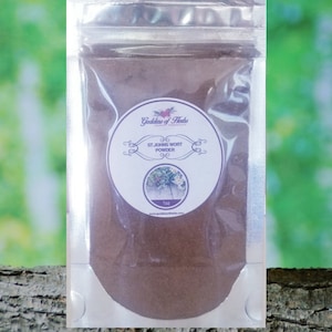 Sint-janskruidpoeder, 1 oz sint-janskruidpoeder, beste sint-janskruidpoeder, holistische gezondheid, wellnesskruid, natuurlijk ingrediënt