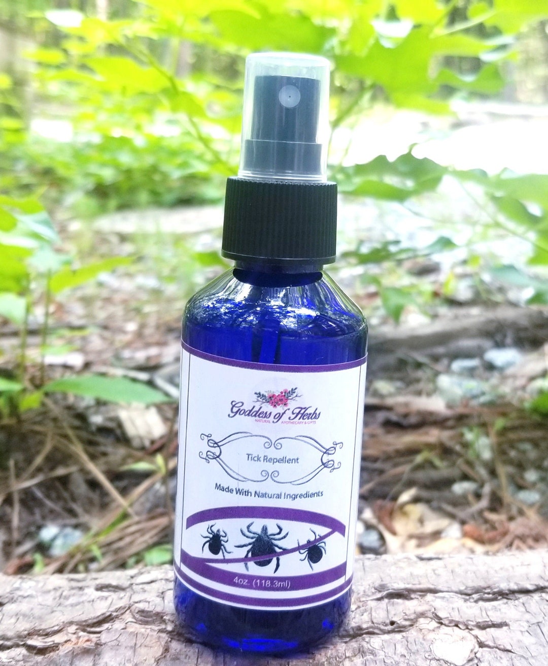 Tick Repellent, 4 Oz, All Natural, Cedarwood, Cinnamon, Natural Tick ...