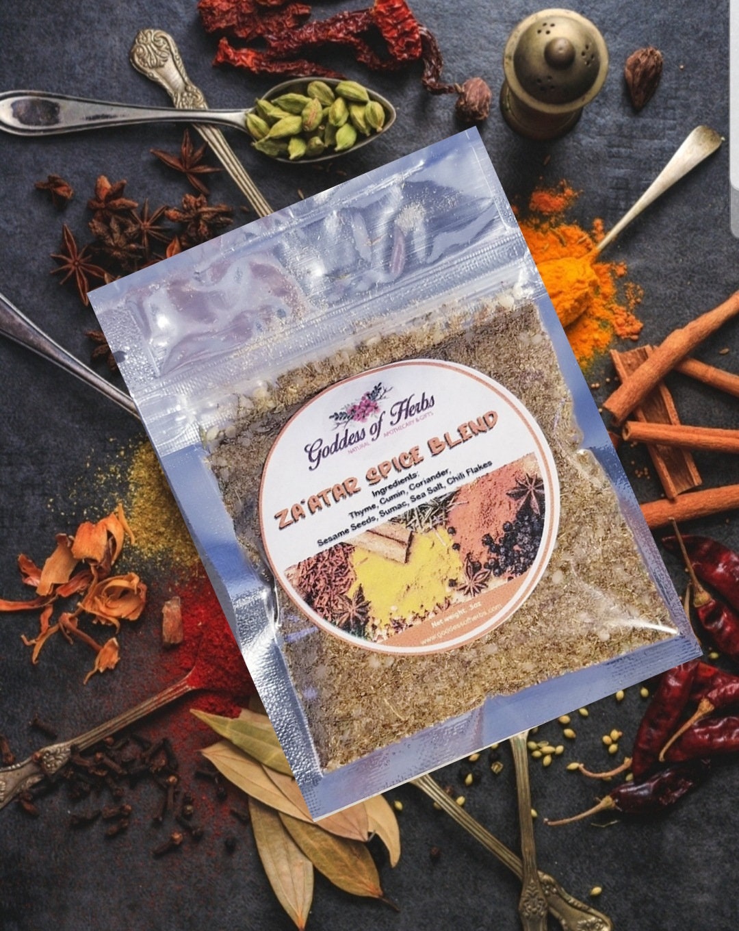 Zaatar Spice Blend, Spice Blend, Best Zaatar Seasoning, Zaatar Spices