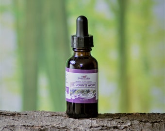 St. John's Wort Extract, 1 oz,, herbal extract, herbal tincture,  holistic health, wellness herb, natural ingredient