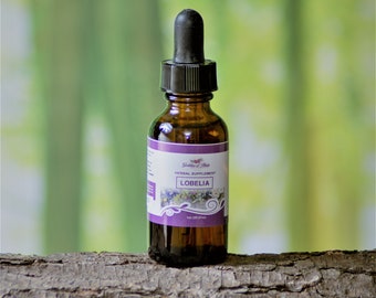 Lobelia Tincture, 1 oz, herbal extract, herbal tincture, herbal remedy, natural remedy, Goddess of Herbs