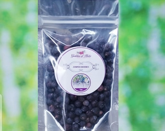 Juniper Berries, 1 Oz Dry Berries, magickal herbs, metaphysical herbs,  holistic health, wellness herb, natural ingredient