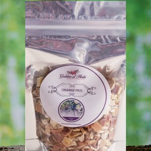 Orange Peel, 1 Oz, holistic wellness, wellness herb, natural ingredient, magickal herbs, metaphysical herbs, dried fruit