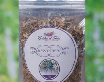 Blessed Thistle, Herb, 1 Oz, Natural remedy, herbal remedy, alternative remedy, magickal herbs, metaphysical herbs, Goddess of Herbs