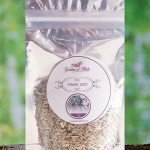 Fennel Seed, 1 Oz Dry Fennel Seeds, Dried Fennel Seed, Fennel Seed Spice, metaphysical, holistic health, wellness herb, natural ingredient