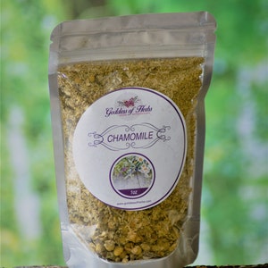 Chamomile Flowers, 1 Oz. Dry Chamomile, Chamomile tea, Dried chamomile, Dry chamomile, chamomile herbal tea, Flowers, Goddess of Herbs