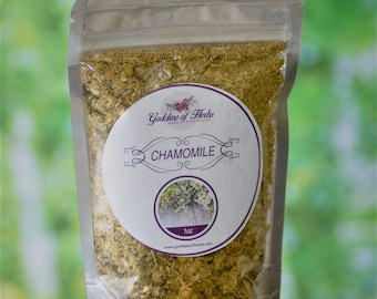 Chamomile Flowers, 1 Oz. Dry Chamomile, Chamomile tea, Dried chamomile, Dry chamomile, chamomile herbal tea, Flowers, Goddess of Herbs