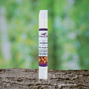 Cedarwood Solid Perfume .07 oz, solid perfume, natural solid perfume, best solid perfume, perfume stick, natural perfume, goddess of herbs