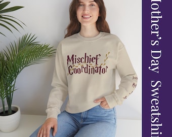 Personalized Mischief Coordinator Sweatshirt - Magic Inspired Mom Gift