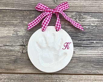 baby handprint kit baby handprint handprint ornament etsy