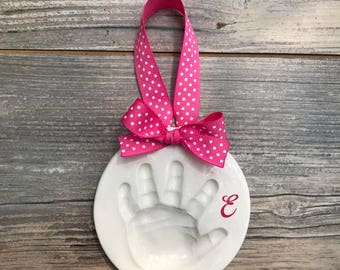 baby footprint baby handprint baby footprint kit baby etsy