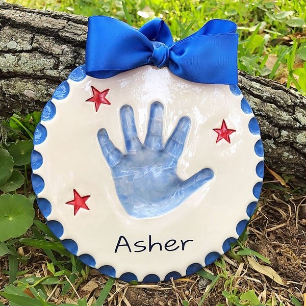 Ceramic Handprint Kit Etsy