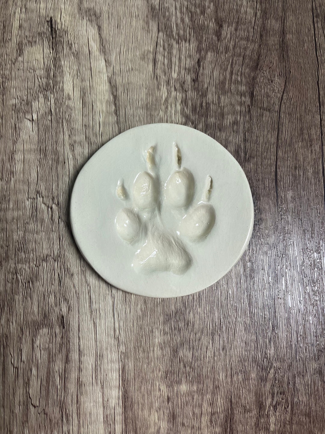 Dog Paw Print Memorial Keepsake: Ceramic Pet Imprint Kit - Etsy