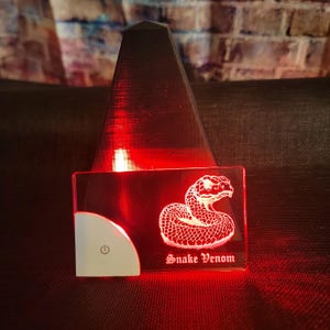 Cartão de visita gravado e iluminado, Cartão de visita em acrílico, Luz recarregável, Cartão de visita personalizado, Cartão de visita multicolorido iluminado.