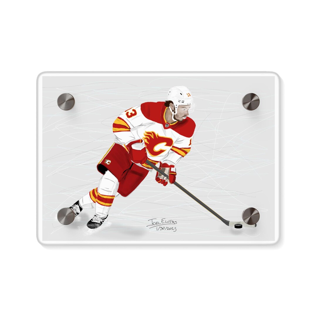 Johnny Gaudreau Acrylic Wall Art Panels - Etsy