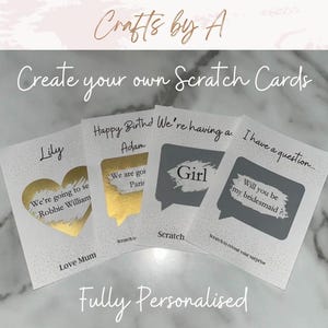 Gratta e vinci completamente personalizzati, perfetti per ogni occasione...
