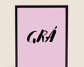 Grá Irish Print (Digital)
