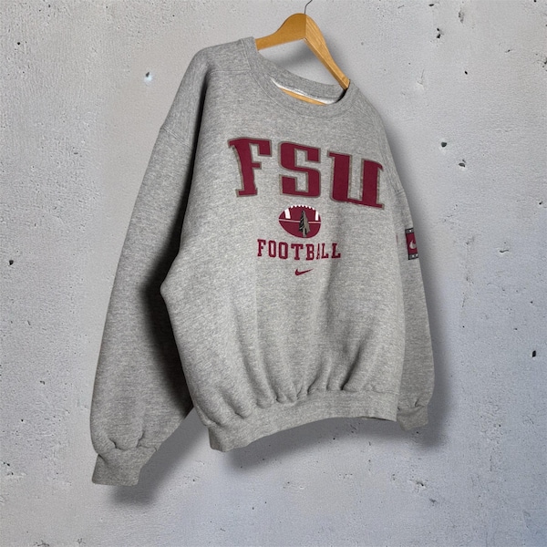 Vintage FSU Florida State University Seminoles Nike Football Crewneck Sweater