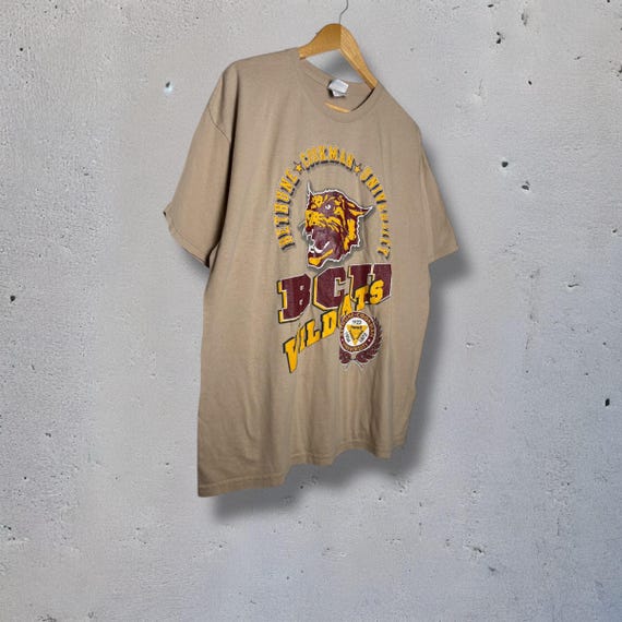 Vintage Bethune Cookman University Wildcats Crest Shirt