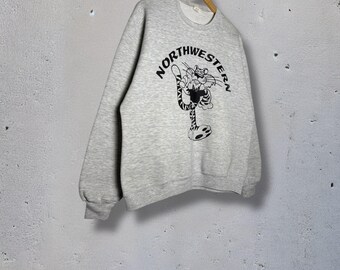 Vintage NORTHWESTERN UNIVERSITY WILDCATS Sweatshirt Sweater