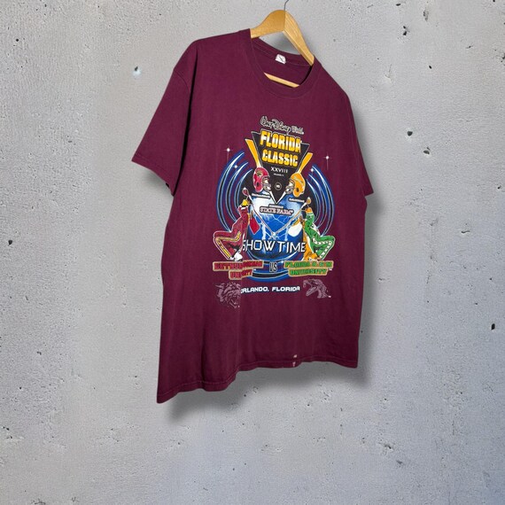 Vintage FAMU Florida A&M Rattlers vs Bethune Cookman Wildcats Disney Florida Classic Shirt
