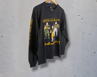 Vintage 1987 Army vs. Navy “Beat Army” Back in Black Long Sleeve Shirt