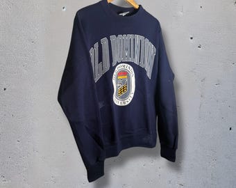 vintage Pull à col rond avec écusson University Old Dominion