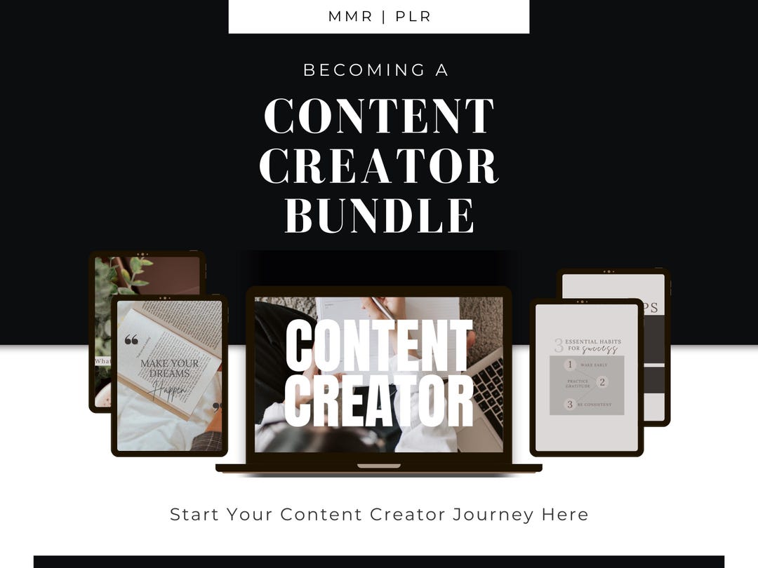 MMR Product Becoming a Content Creator Bundle Master Resell Rights ...
