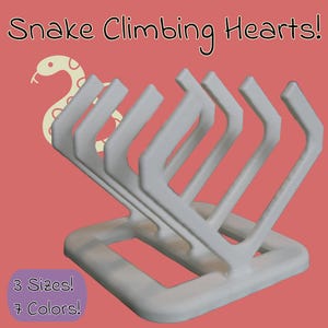 Snake Climbing Hearts Rack for Snakes And Other Reptiles, Enriching Entertainment