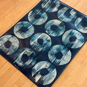 Floorcloth - “Broken Circles”