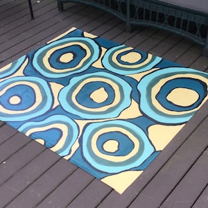 Floorcloth MADE TO ORDER - “Swirl”