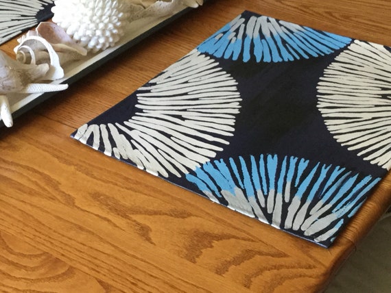 Blue Place Mats 4 Etsy