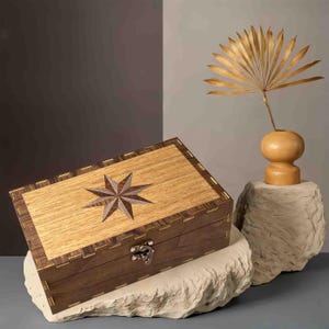 Handcrafted Jewelry Box | Luxury Jewelry Organizer, Wooden Keepsake Box, Jewelry Storage Box, Jewelry Storage Box Organizer, Made in USA
