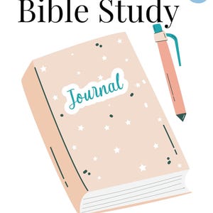 Bible Study Journal Prayer Template Pages Digital Christian Planner Faith Workbook Printable Bible Study Editable Prayer Study Guide