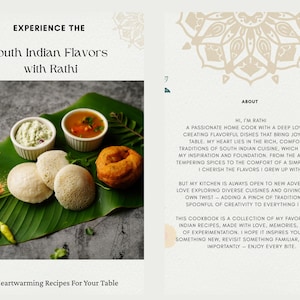 South Indian Traditional Cookbook – 30 Authentic recipes  Starters, Gravies, Rice & Spice Powders | Indian food | Instant Download PDF |