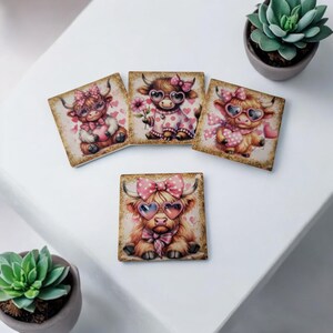 Handcrafted Ceramic Drink Coaster Set