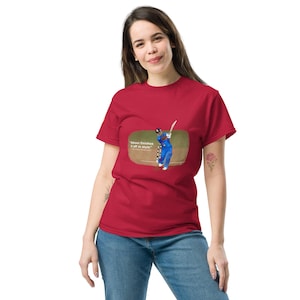 MS Dhoni - 2011 World Cup Win - Unisex Cricket Tshirt