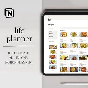 Notion Life Planner Template | Notion Planner | Life Planner Notion | Life Tracker | Life Organizer | Digital Life Planner