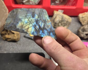 2.7 oz labradorite slab