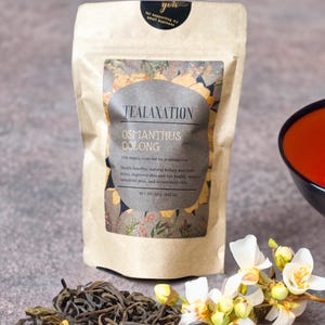 Organic Loose Leaf Osmanthus Oolong Tea