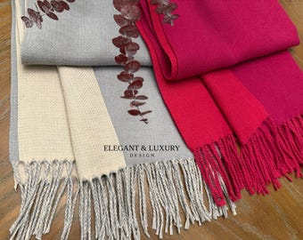 Soft Double-Sided Scarf, Warm Winter Accessory